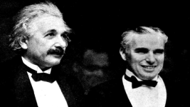 Albert Einstein ve Charlie Chaplin Buluşması Albert Eistein ve Charlie Chaplin