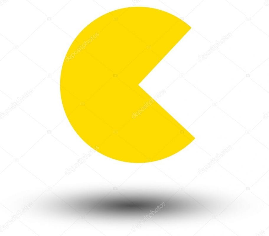 depositphotos stock photo yellow pac man shape depositphotos stock photo yellow pac man shape