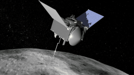 OSIRIS-REx Sondası Bir Asteroitten Örnek Aldı OSIRIS REx Sondası Bir Asteroitten Örnek Aldı